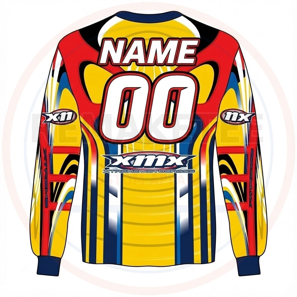 RemakeTee Custom Vintage Retro VMX Racing Jersey 786
