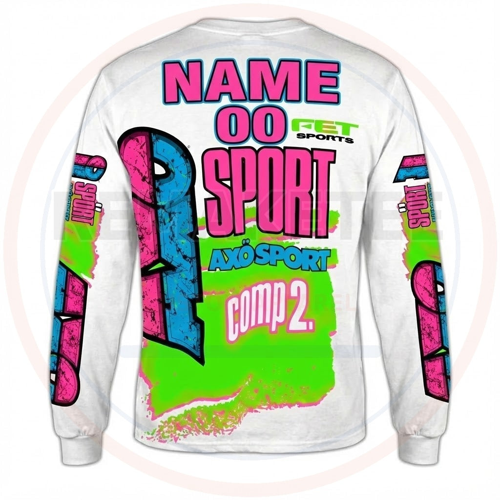 RemakeTee Custom Vintage Retro VMX Racing Jersey 793