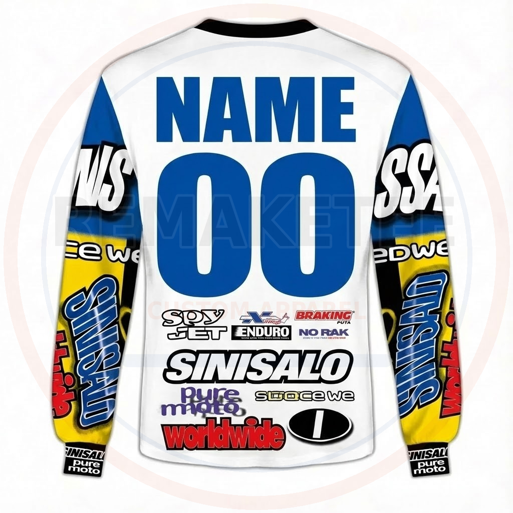 RemakeTee Custom Vintage Retro VMX Racing Jersey 926