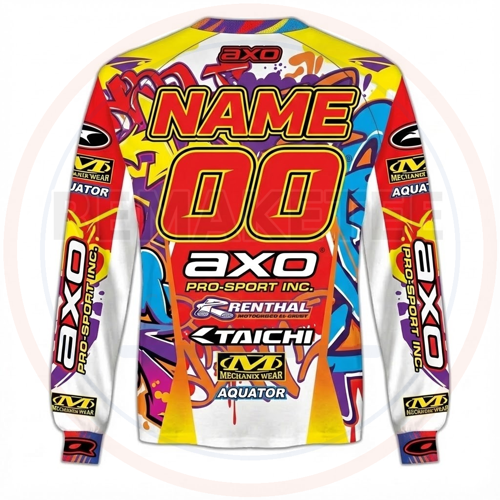 RemakeTee Custom Vintage Retro VMX Racing Jersey 927