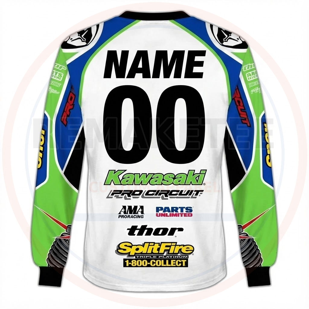 RemakeTee Custom Vintage Retro VMX Racing Jersey 933