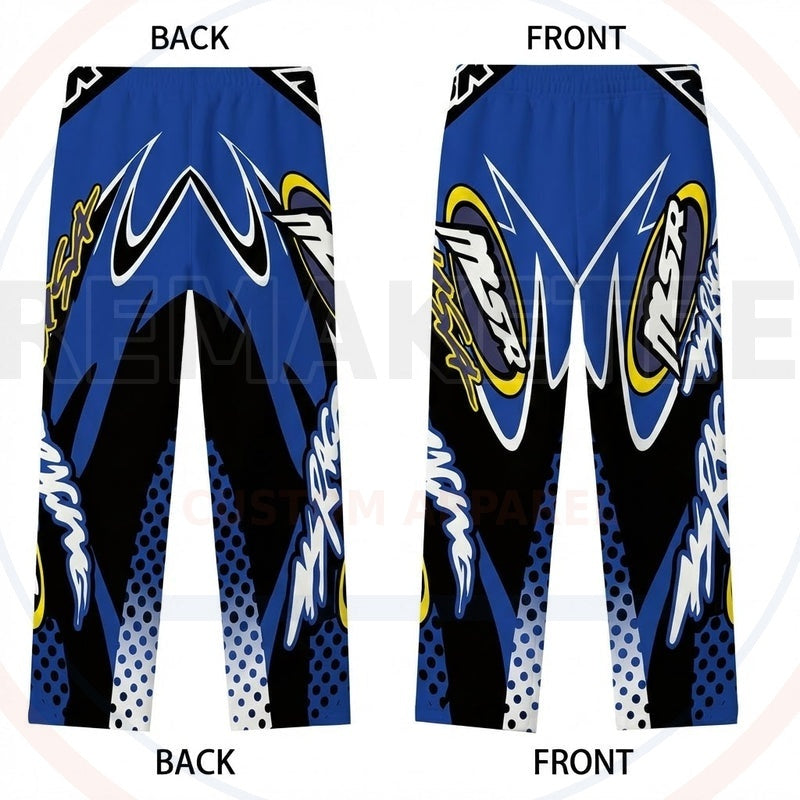 RemakeTee Custom Vintage Retro VMX Racing Long Pants 075