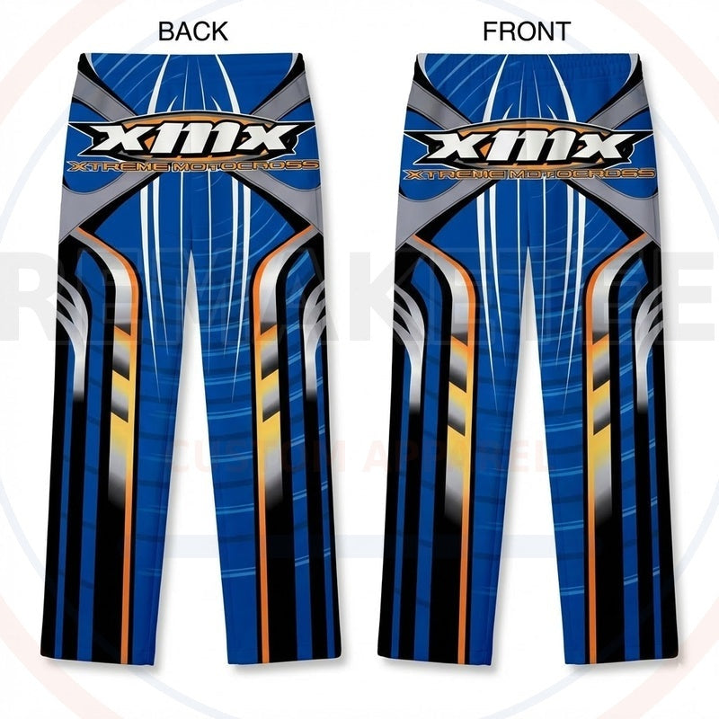 RemakeTee Custom Vintage Retro VMX Racing Long Pants 081