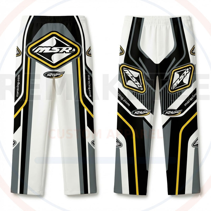 RemakeTee Custom Vintage Retro VMX Racing Long Pants 083