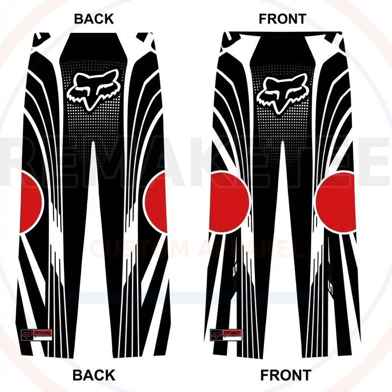 RemakeTee Custom Vintage Retro VMX Racing Long Pants 095