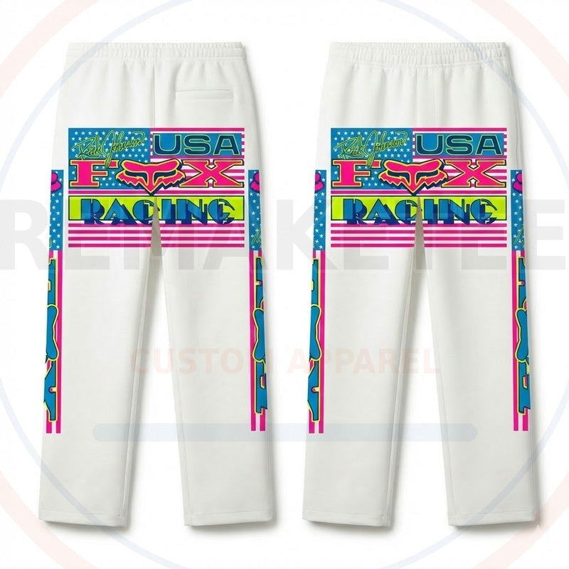 RemakeTee Custom Vintage Retro VMX Racing Long Pants 099