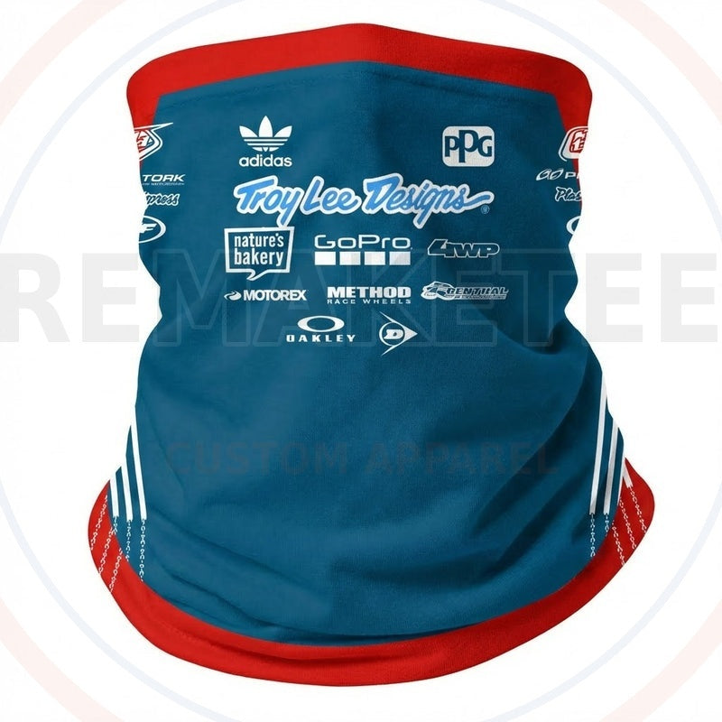 RemakeTee Custom Vintage Retro VMX Racing Neck Gaiter 185
