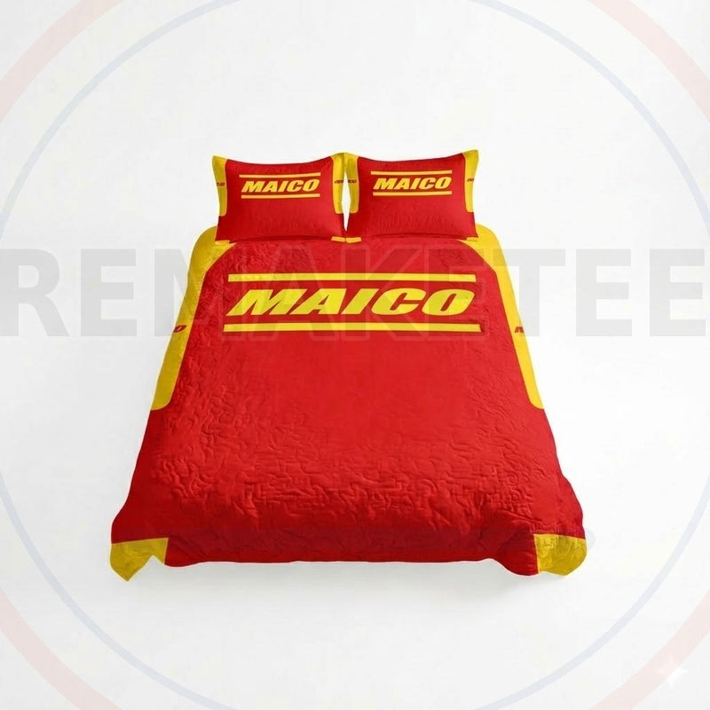 RemakeTee Custom Vintage Retro VMX Racing Quilted Bedding Sets 002