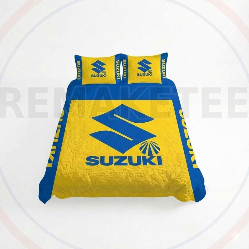 RemakeTee Custom Vintage Retro VMX Racing Quilted Bedding Sets 007