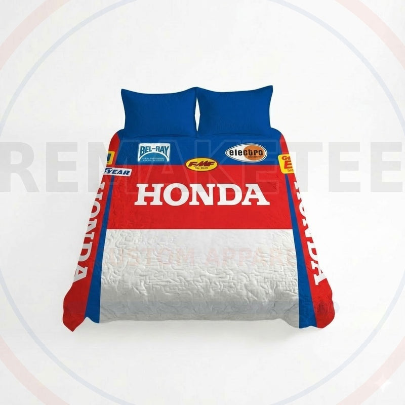 RemakeTee Custom Vintage Retro VMX Racing Quilted Bedding Sets 010