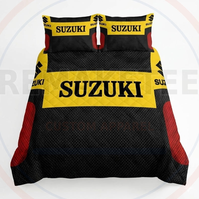 RemakeTee Custom Vintage Retro VMX Racing Quilted Bedding Sets 018