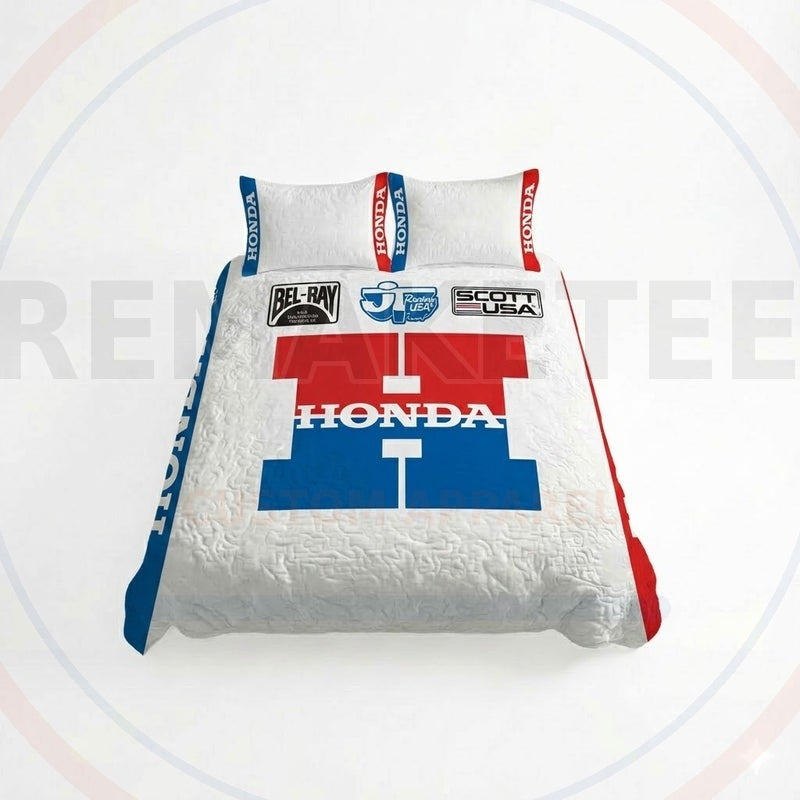 RemakeTee Custom Vintage Retro VMX Racing Quilted Bedding Sets 022