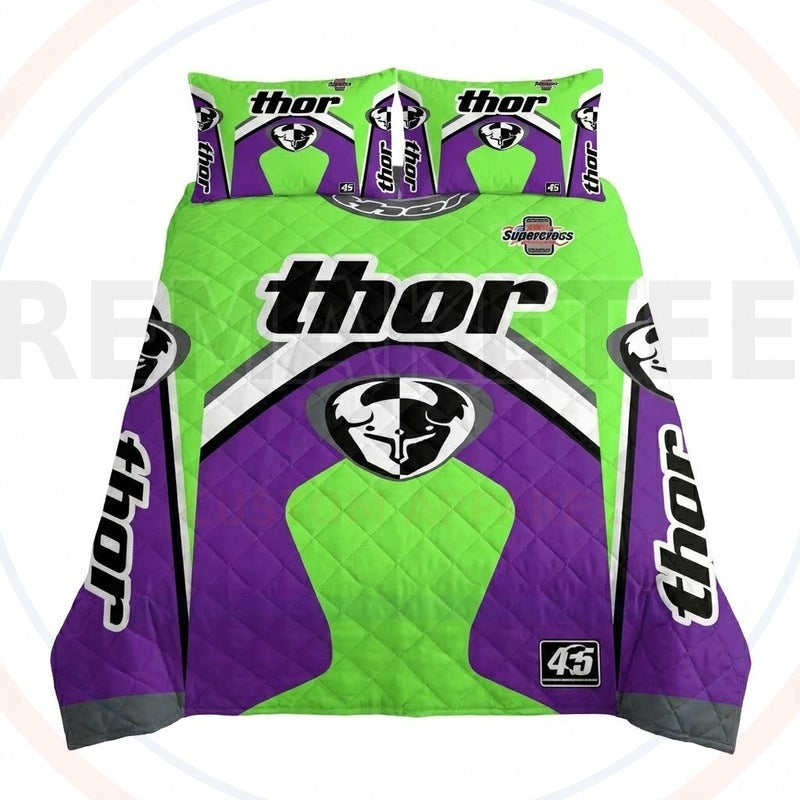 RemakeTee Custom Vintage Retro VMX Racing Quilted Bedding Sets 024