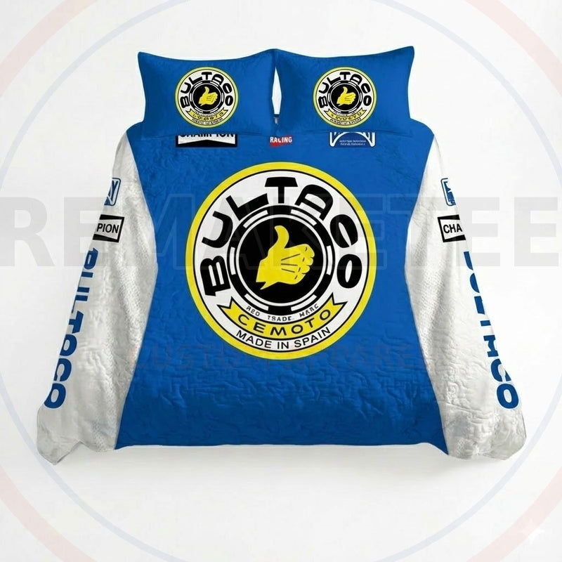 RemakeTee Custom Vintage Retro VMX Racing Quilted Bedding Sets 025