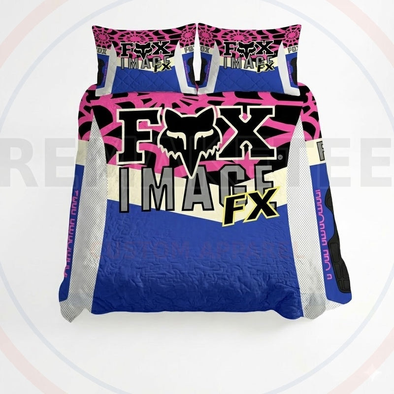RemakeTee Custom Vintage Retro VMX Racing Quilted Bedding Sets 046