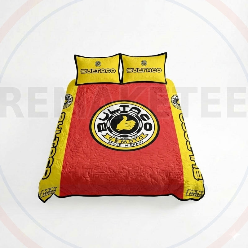 RemakeTee Custom Vintage Retro VMX Racing Quilted Bedding Sets 047