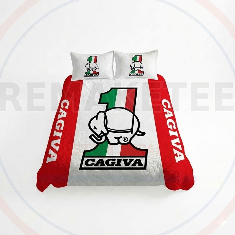 RemakeTee Custom Vintage Retro VMX Racing Quilted Bedding Sets 049
