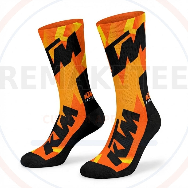 RemakeTee Custom Vintage Retro VMX Racing Socks 005