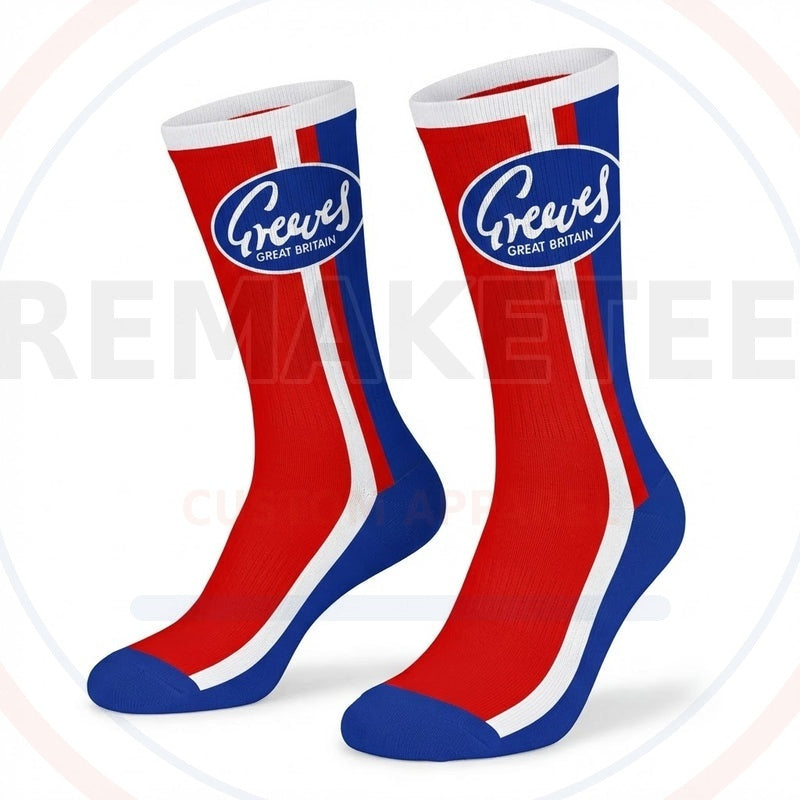 RemakeTee Custom Vintage Retro VMX Racing Socks 016