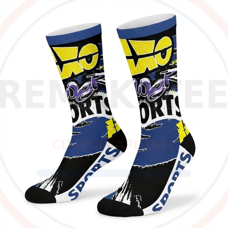 RemakeTee Custom Vintage Retro VMX Racing Socks 021