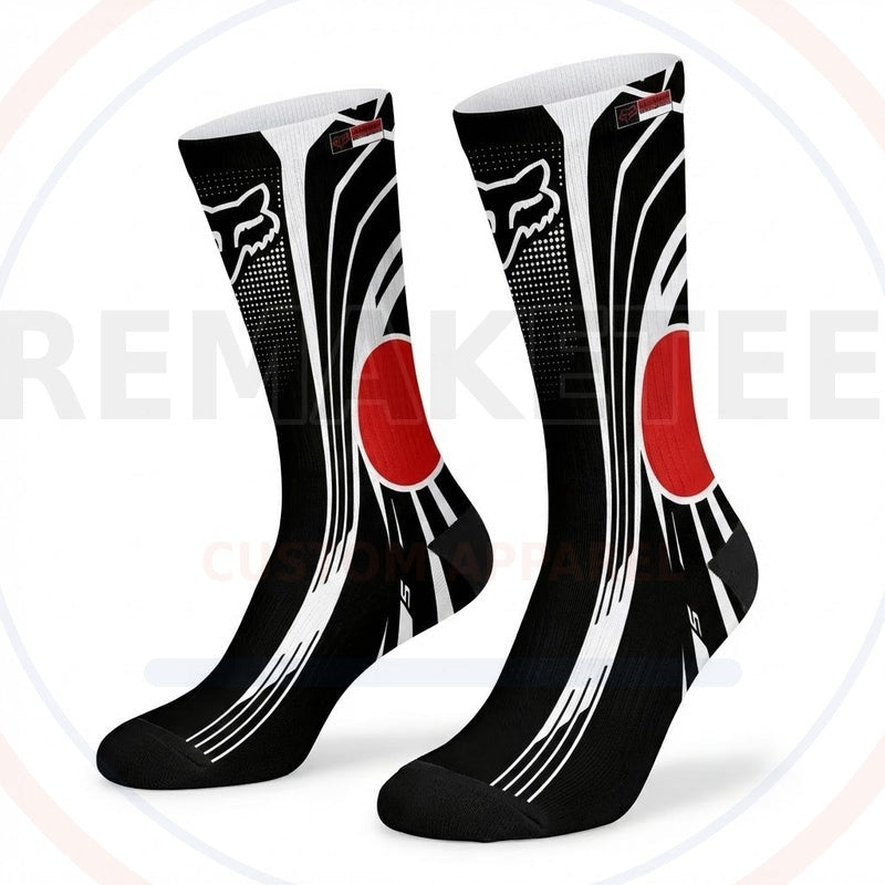 RemakeTee Custom Vintage Retro VMX Racing Socks 027