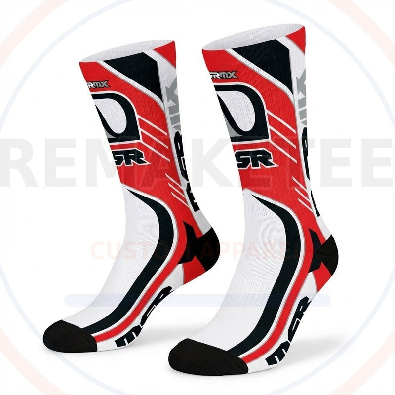 RemakeTee Custom Vintage Retro VMX Racing Socks 028