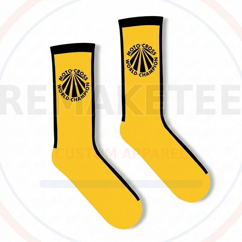 RemakeTee Custom Vintage Retro VMX Racing Socks 029