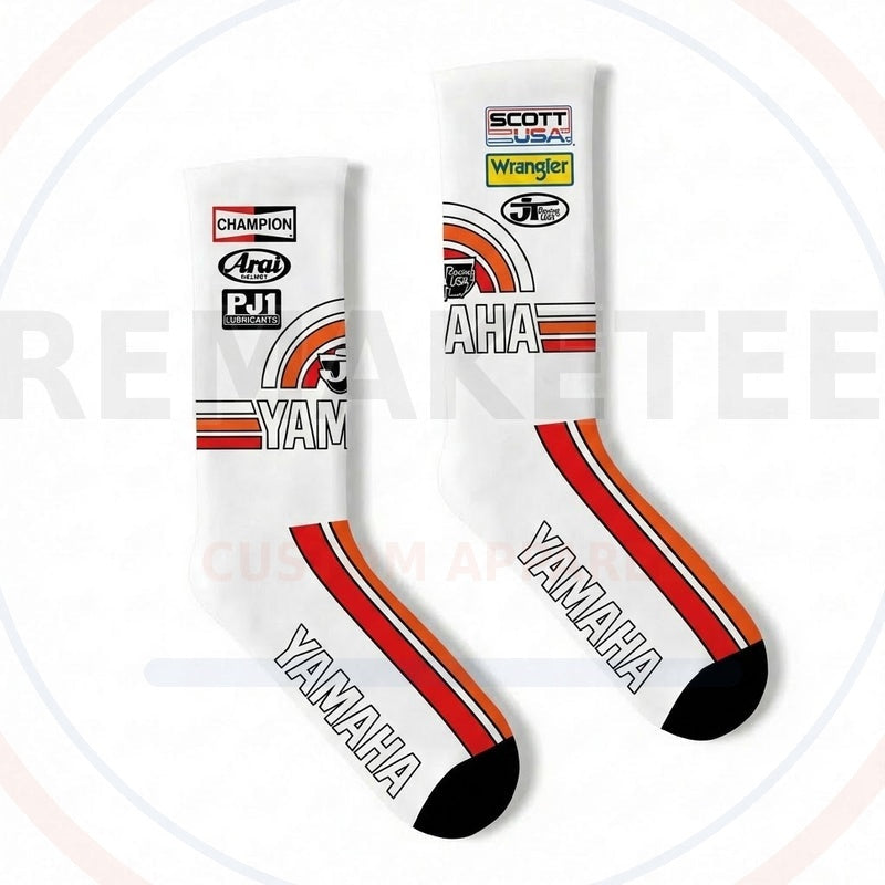 RemakeTee Custom Vintage Retro VMX Racing Socks 032