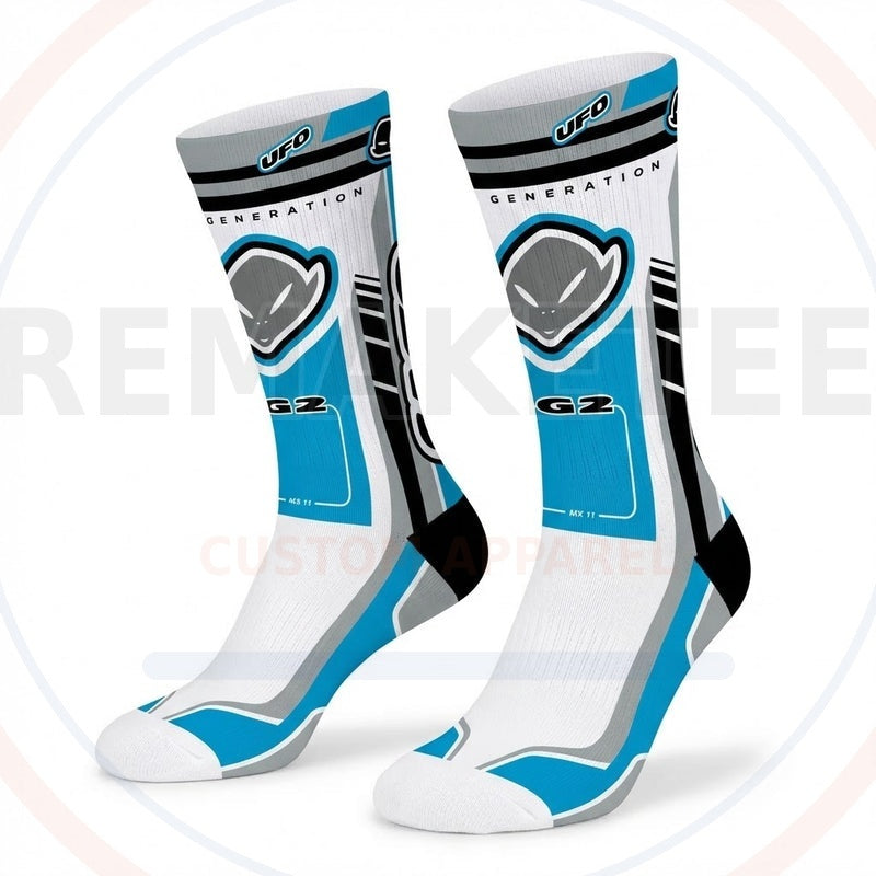 RemakeTee Custom Vintage Retro VMX Racing Socks 033