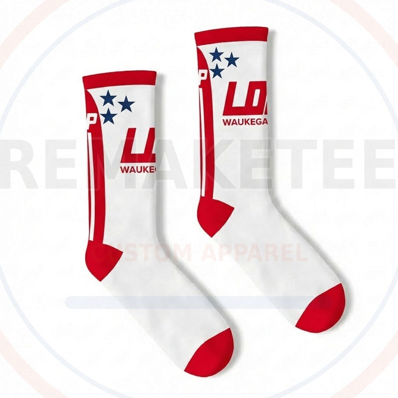 RemakeTee Custom Vintage Retro VMX Racing Socks 035