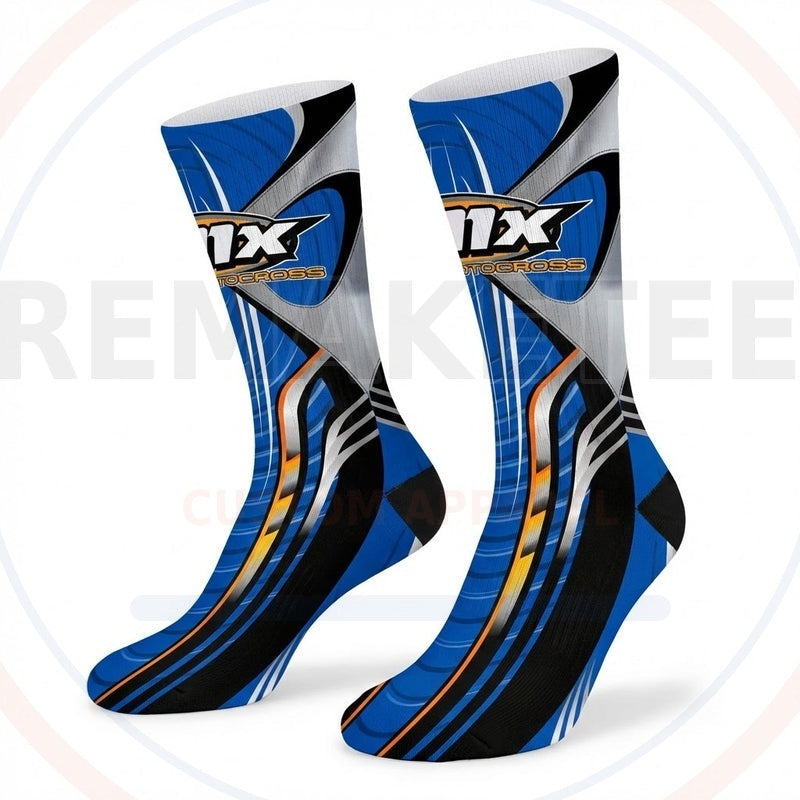 RemakeTee Custom Vintage Retro VMX Racing Socks 043