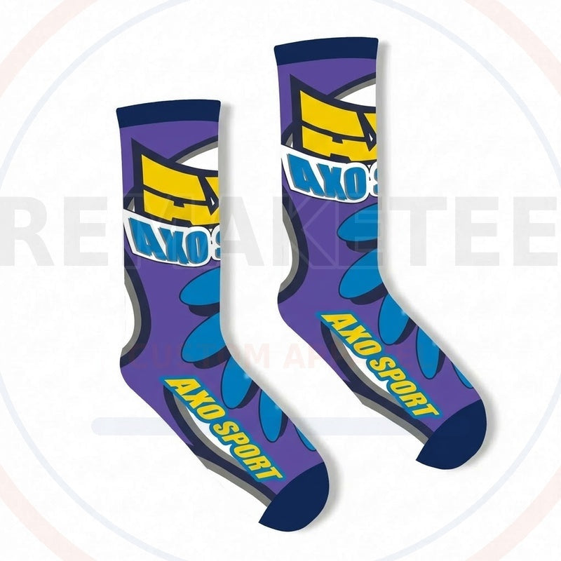 RemakeTee Custom Vintage Retro VMX Racing Socks 046