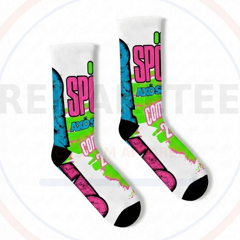 RemakeTee Custom Vintage Retro VMX Racing Socks 048