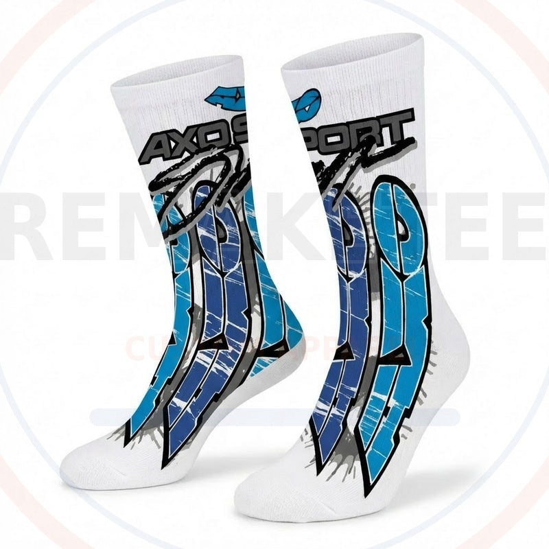 RemakeTee Custom Vintage Retro VMX Racing Socks 049