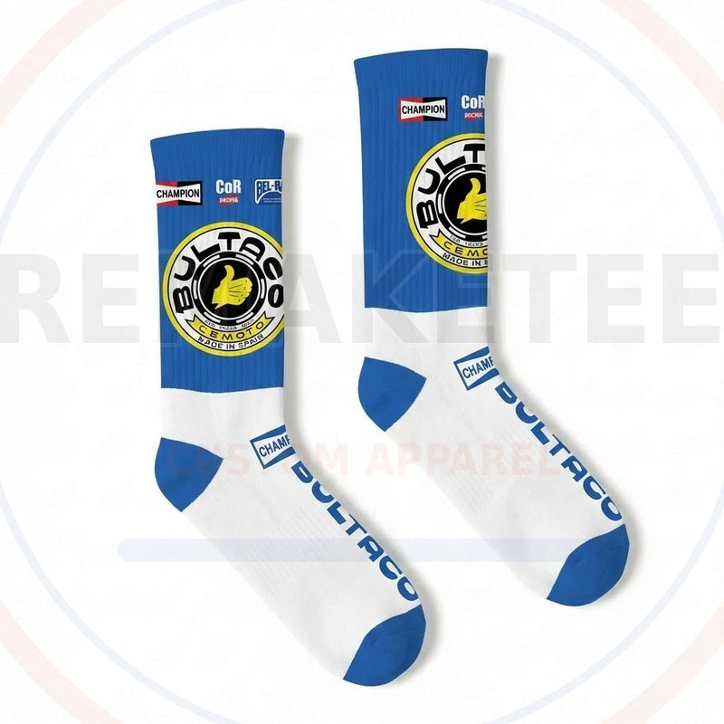 RemakeTee Custom Vintage Retro VMX Racing Socks 050