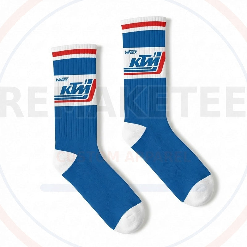 RemakeTee Custom Vintage Retro VMX Racing Socks 064