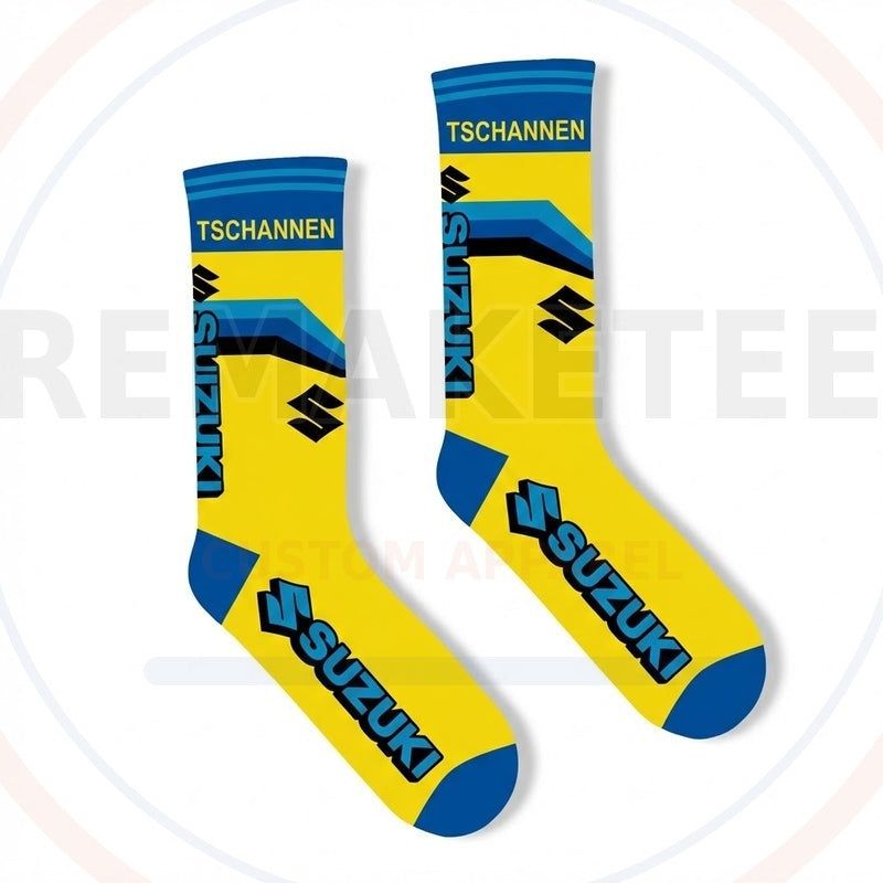 RemakeTee Custom Vintage Retro VMX Racing Socks 069