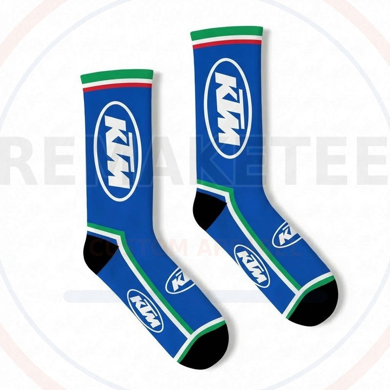 RemakeTee Custom Vintage Retro VMX Racing Socks 072