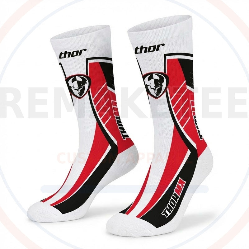 RemakeTee Custom Vintage Retro VMX Racing Socks 075