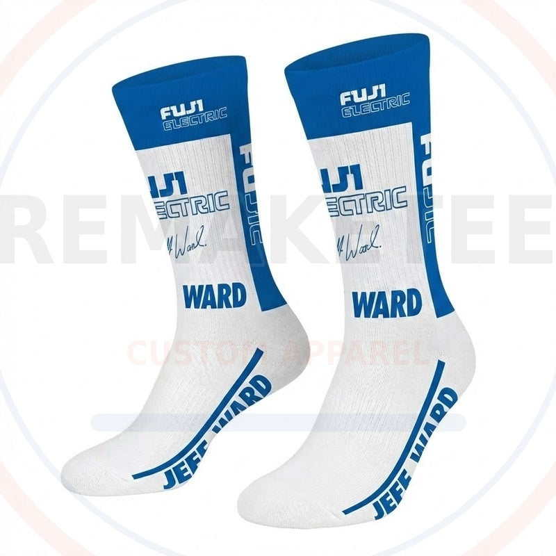 RemakeTee Custom Vintage Retro VMX Racing Socks 082