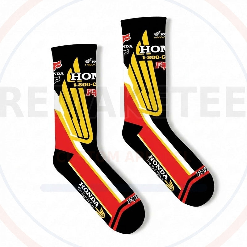 RemakeTee Custom Vintage Retro VMX Racing Socks 089