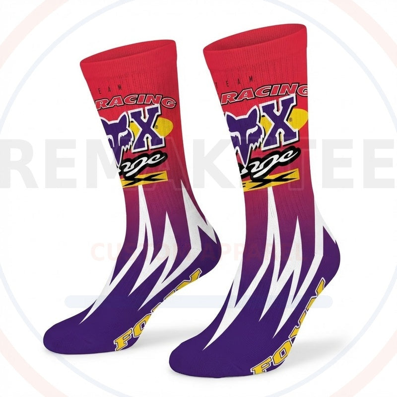 RemakeTee Custom Vintage Retro VMX Racing Socks 090
