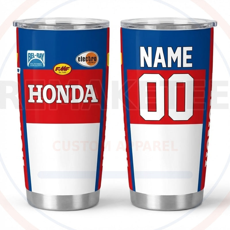RemakeTee Custom Vintage Retro VMX Racing Tumbler Cup 079