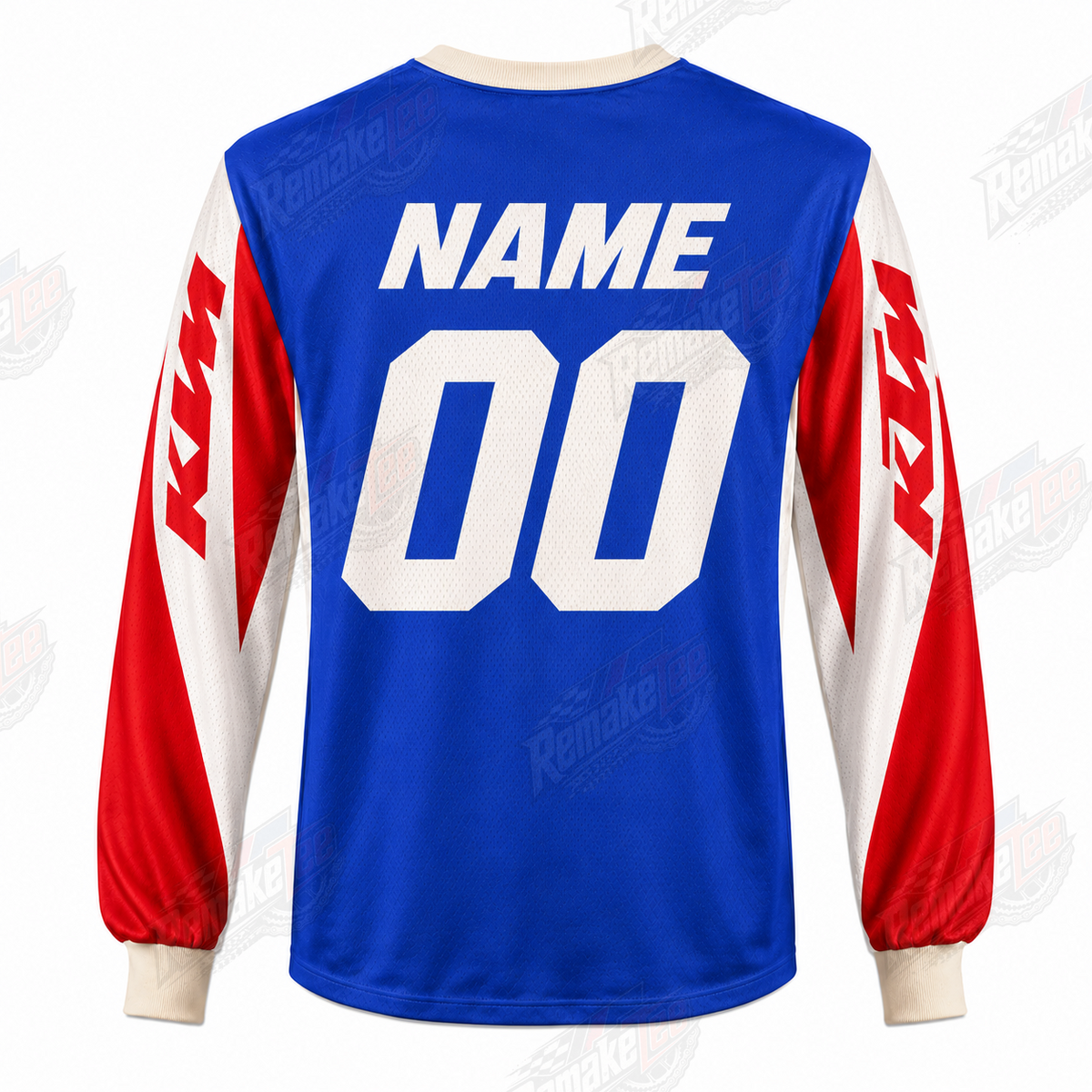 KTM USA Stars Blue Red vintage VMX racing jersey - alternate product view