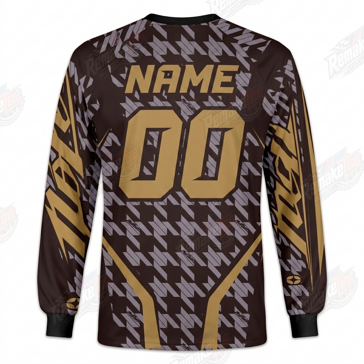 No Fear Racing Brown Gold vintage VMX racing jersey - alternate product view