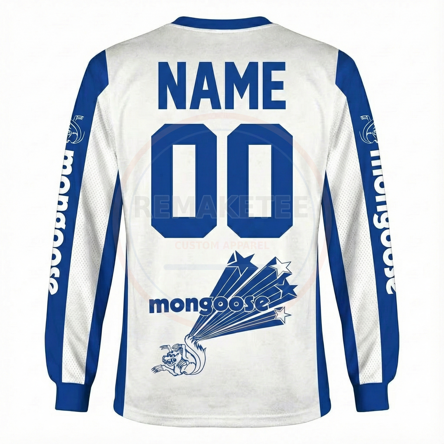RemakeTee Mongoose Custom Vintage Retro BMX Racing Jersey 230