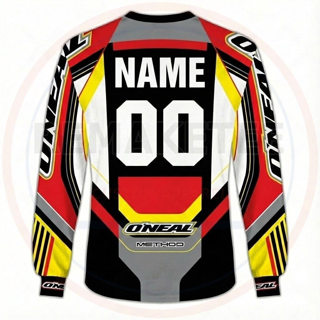 RemakeTee O'neal Custom Vintage Retro BMX Racing Jersey 409