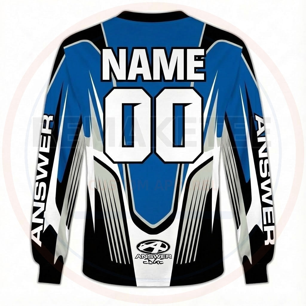 RemakeTee Answer Custom Vintage Retro BMX Racing Jersey 406