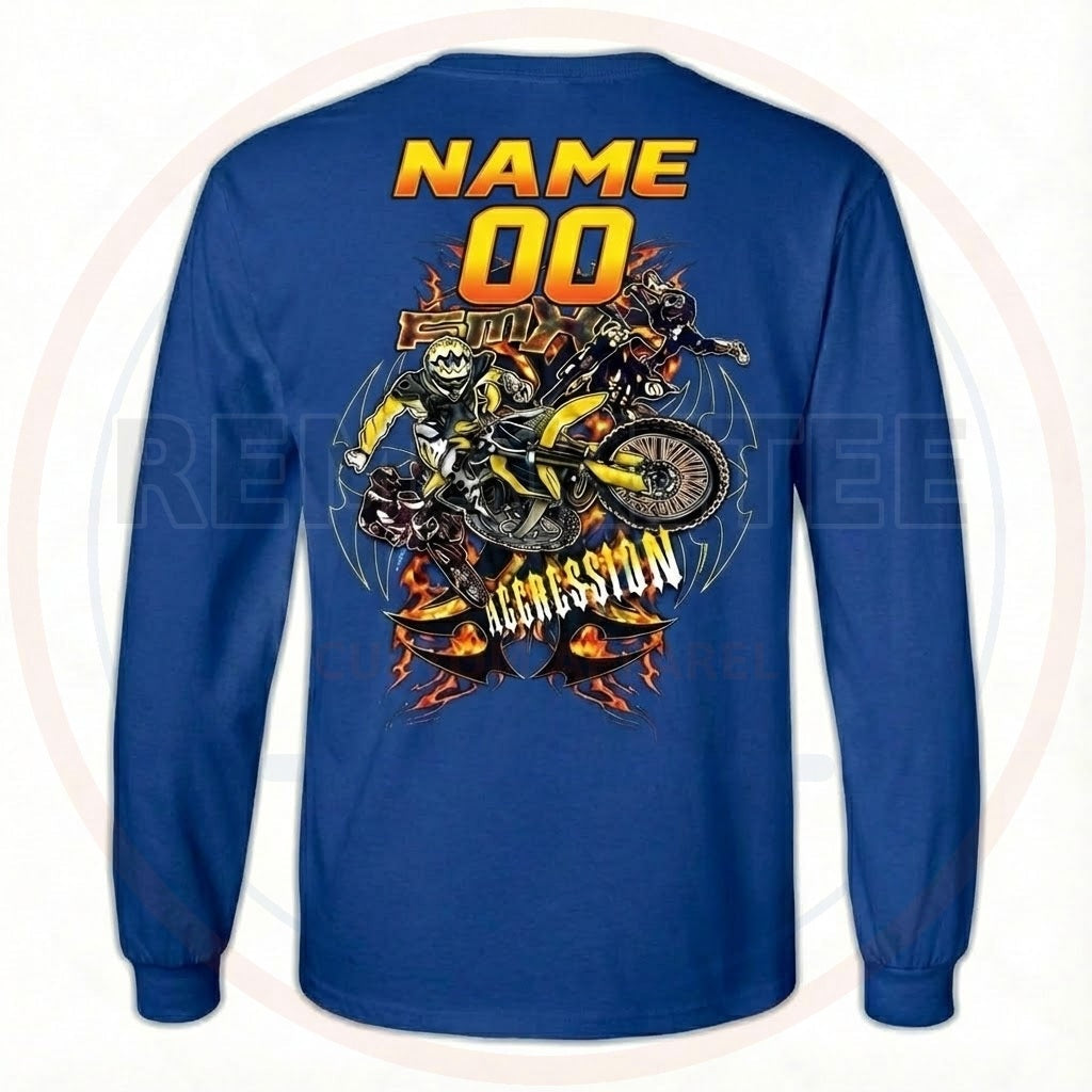 RemakeTee Custom Vintage Retro BMX Racing Jersey 420