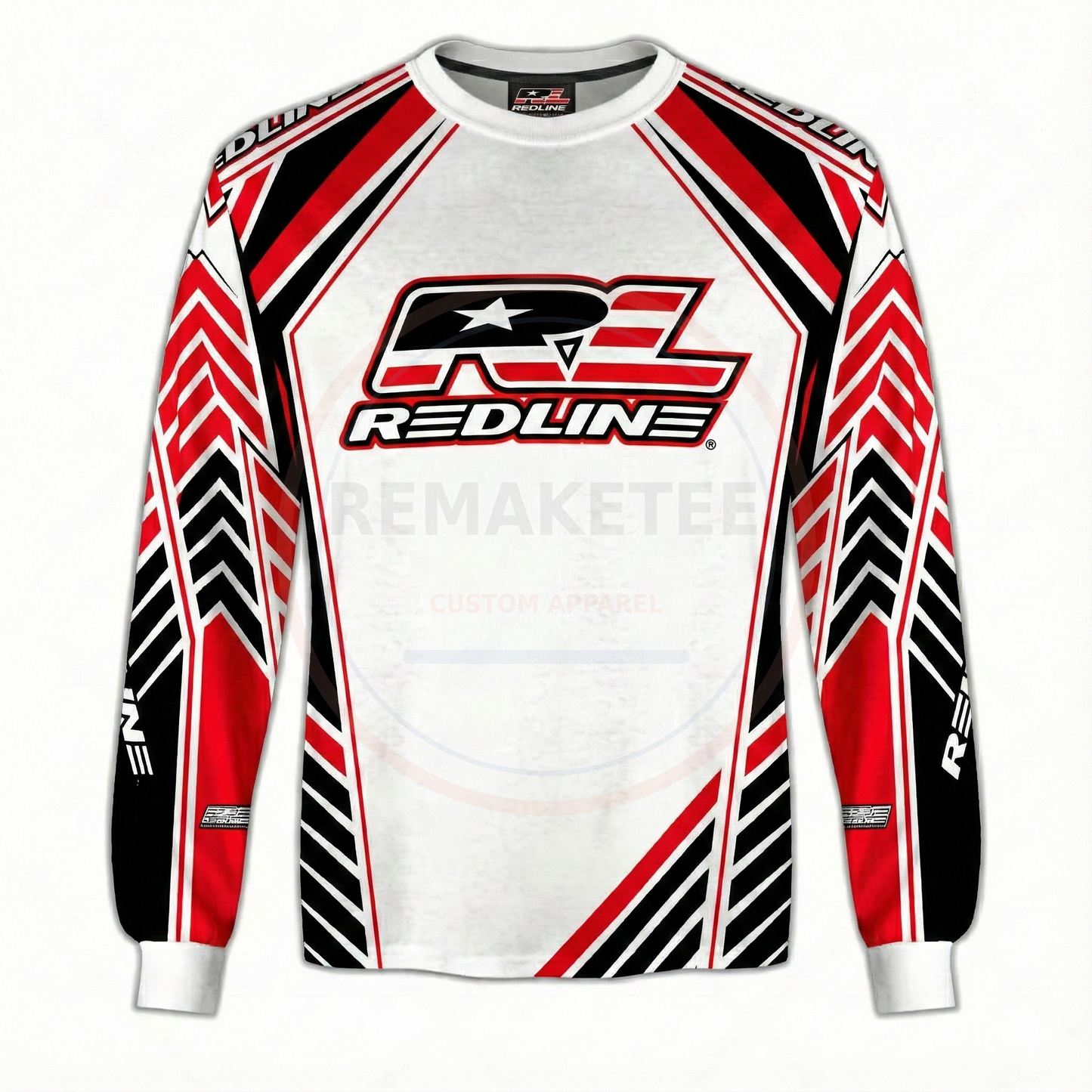 RemakeTee Redline Custom Vintage Retro BMX Racing Jersey 198